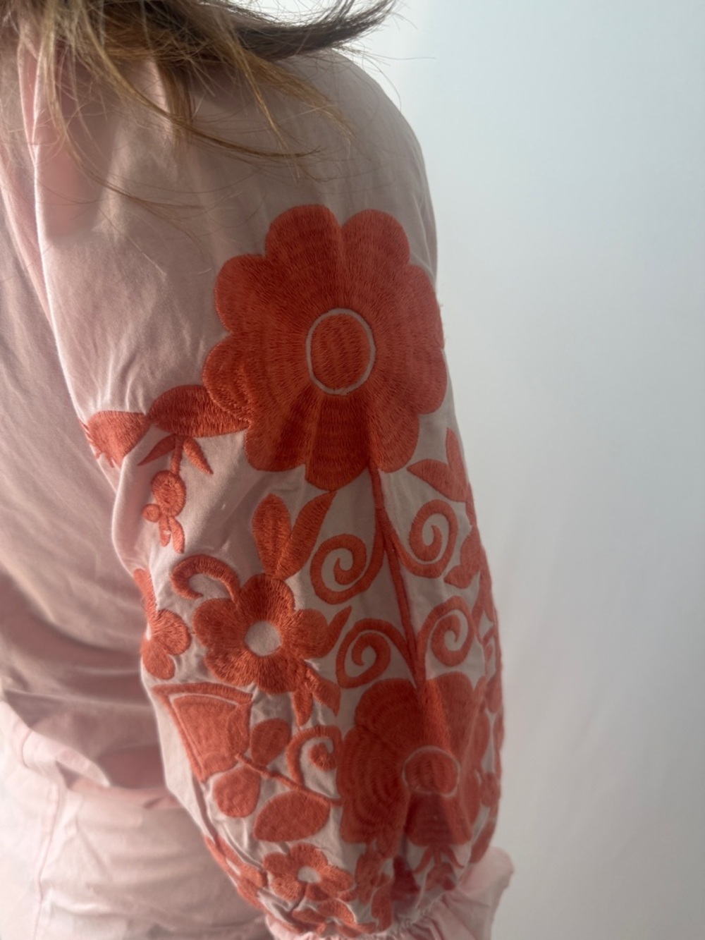 Julia Amory Pink Embroidered Mini Dress S - Picture 7 of 8